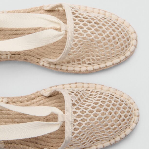 MANGO Espadrile 'Alberta'  crem preţ