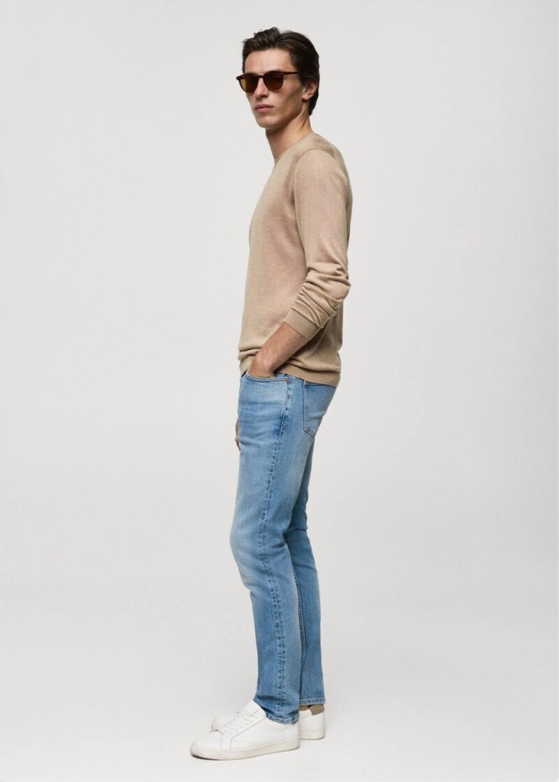 Original MANGO MAN Jeans 'JAN'  albastru denim