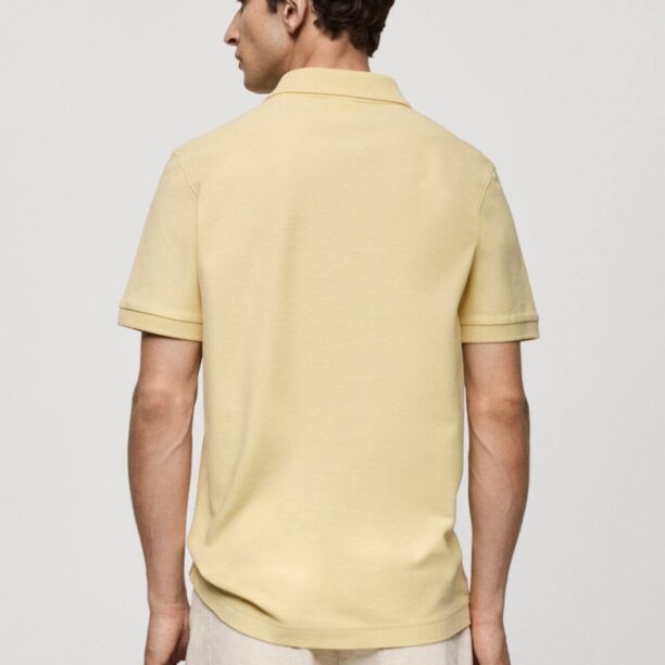 Cumpăra MANGO MAN Tricou 'Rea'  galben pastel