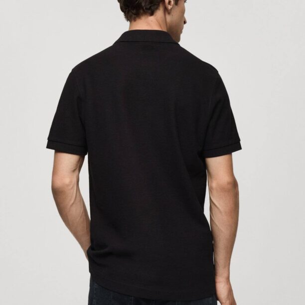 MANGO MAN Tricou 'Rea'  negru preţ