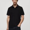 MANGO MAN Tricou 'Rea'  negru