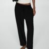 MANGO Pantaloni 'FLUIDO'  negru