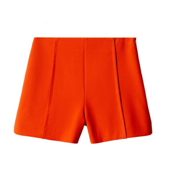 MANGO Pantaloni cutați 'Fica'  portocaliu neon