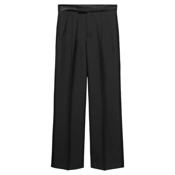 MANGO Pantaloni cutați 'Party'  negru