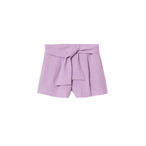 MANGO Pantaloni cutați ' tomasa'  mov pastel