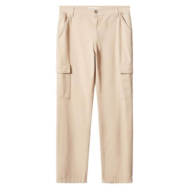 MANGO Pantaloni eleganți 'newcargo'  bej deschis