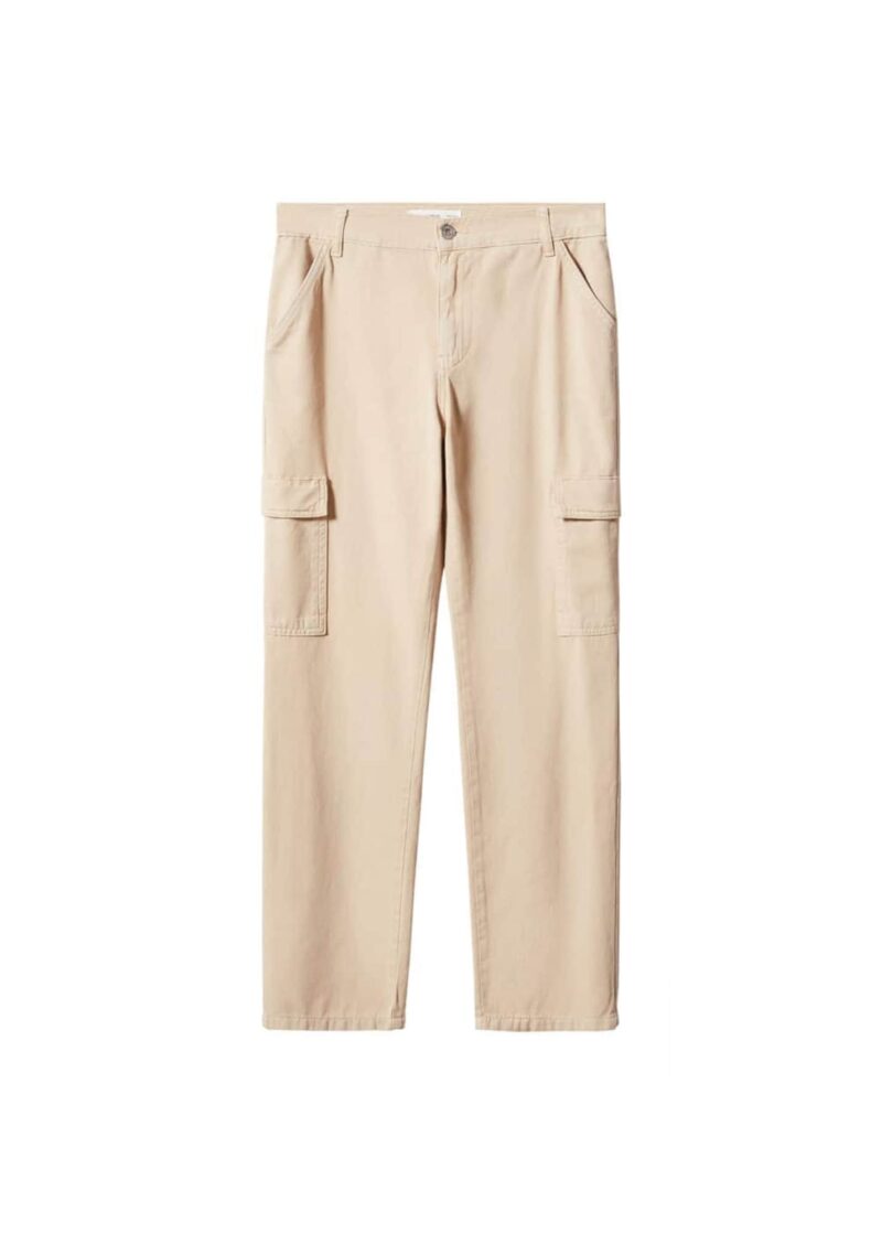 MANGO Pantaloni eleganți 'newcargo'  bej deschis