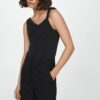 MANGO Top 'CUPE'  negru