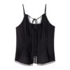 MANGO Top 'TRIMY'  negru