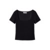 MANGO Tricou 'MAUD'  negru