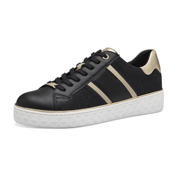 MARCO TOZZI Sneaker low  auriu / negru