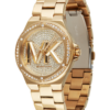 MICHAEL Michael Kors Ceas analogic 'Lennox'  auriu / transparent