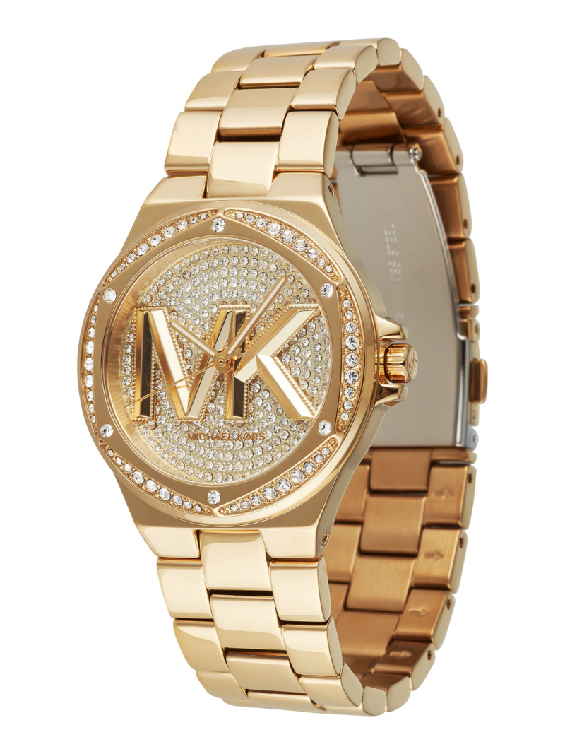 MICHAEL Michael Kors Ceas analogic 'Lennox'  auriu / transparent