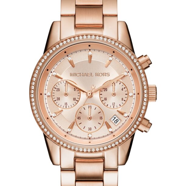 MICHAEL Michael Kors Ceas analogic 'MK6357'  auriu - roz