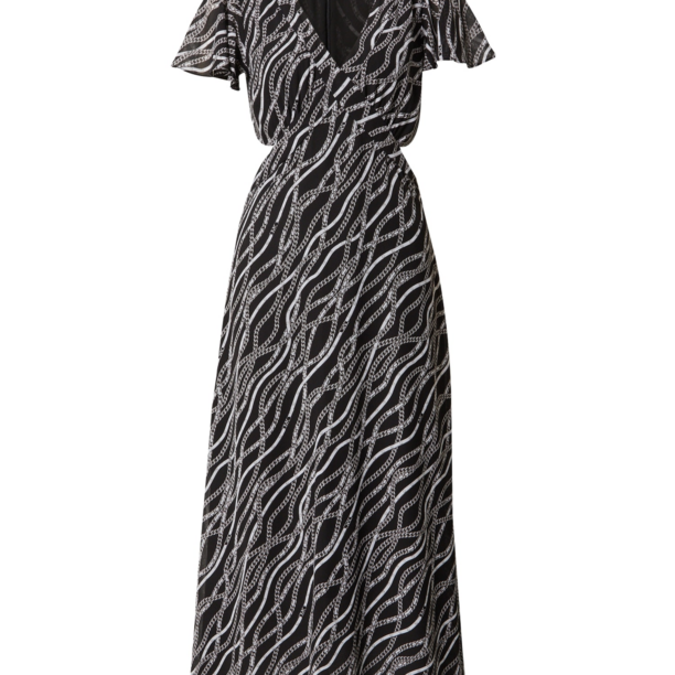 MICHAEL Michael Kors Rochie 'CHAIN'  negru / alb