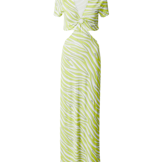 MICHAEL Michael Kors Rochie  verde deschis / negru / alb