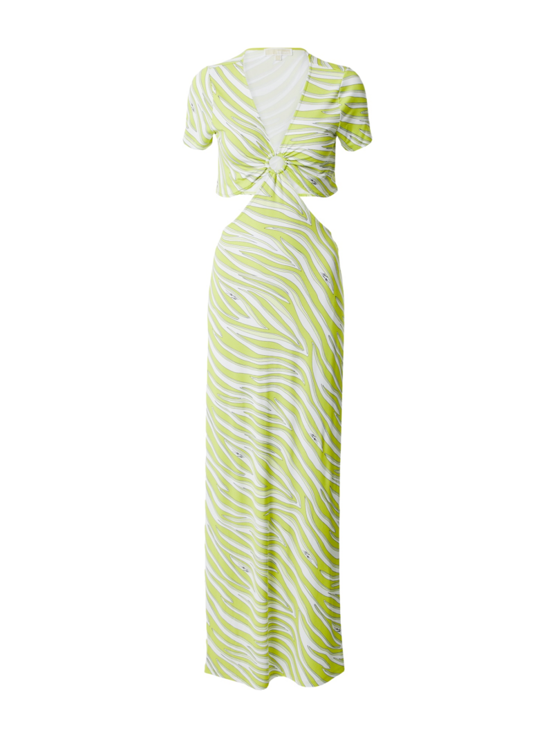 MICHAEL Michael Kors Rochie  verde deschis / negru / alb