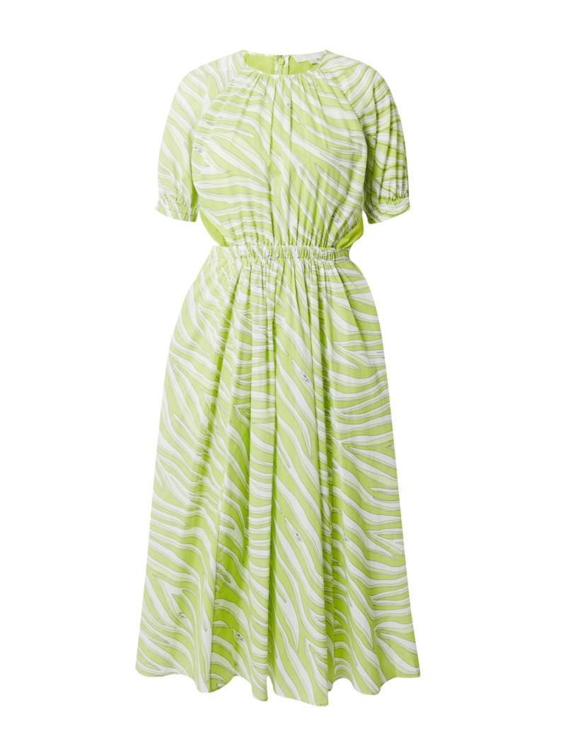 MICHAEL Michael Kors Rochie  verde măr / alb