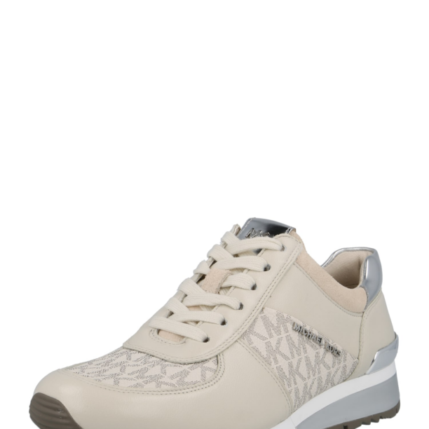 MICHAEL Michael Kors Sneaker low 'Allie'  bej deschis / gri / argintiu / alb murdar