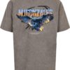 MJ Gonzales Tricou 'Eagle V.2'  bleumarin / albastru deschis / gri taupe