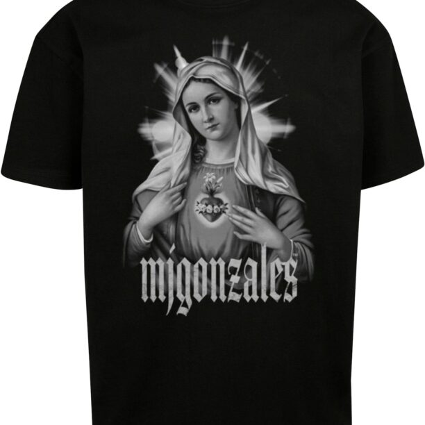 MJ Gonzales Tricou 'LADY OF GRACE x'  gri / gri deschis / negru