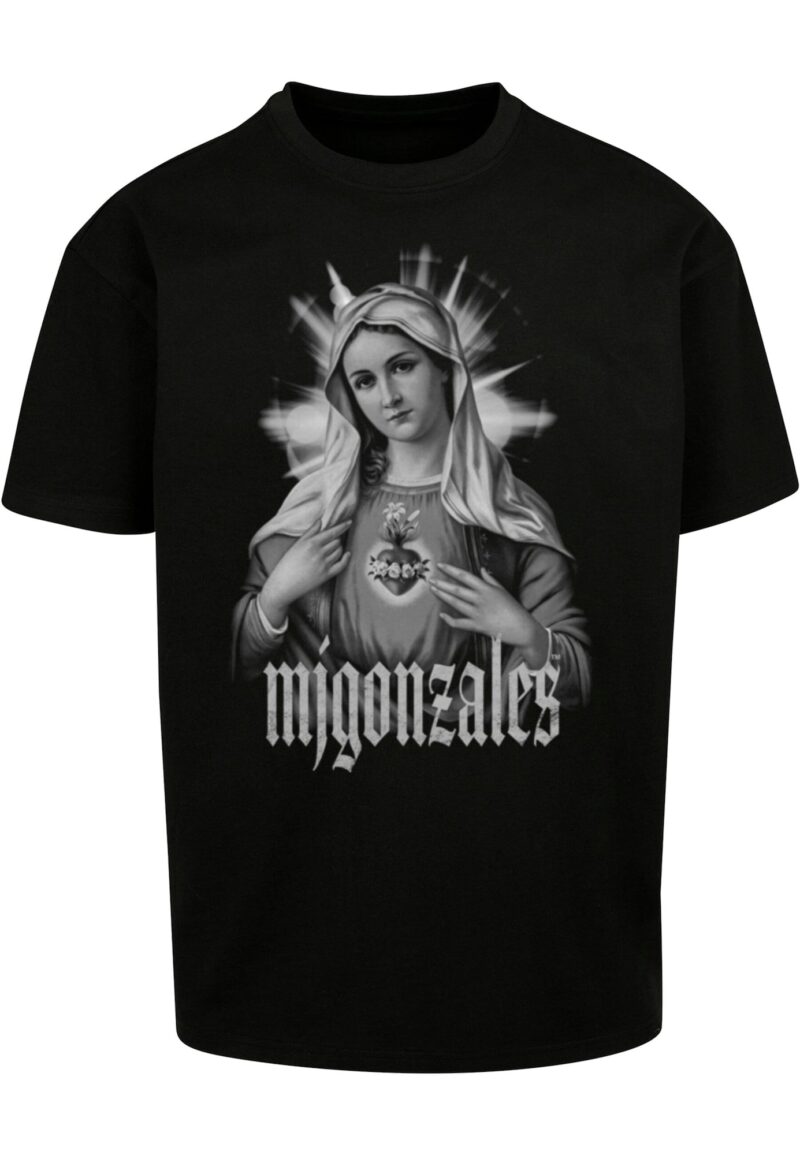 MJ Gonzales Tricou 'LADY OF GRACE x'  gri / gri deschis / negru