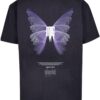 MJ Gonzales Tricou 'Metamorphose V.2'  albastru noapte / lila / alb