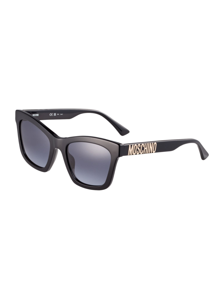 MOSCHINO Ochelari de soare  auriu / negru