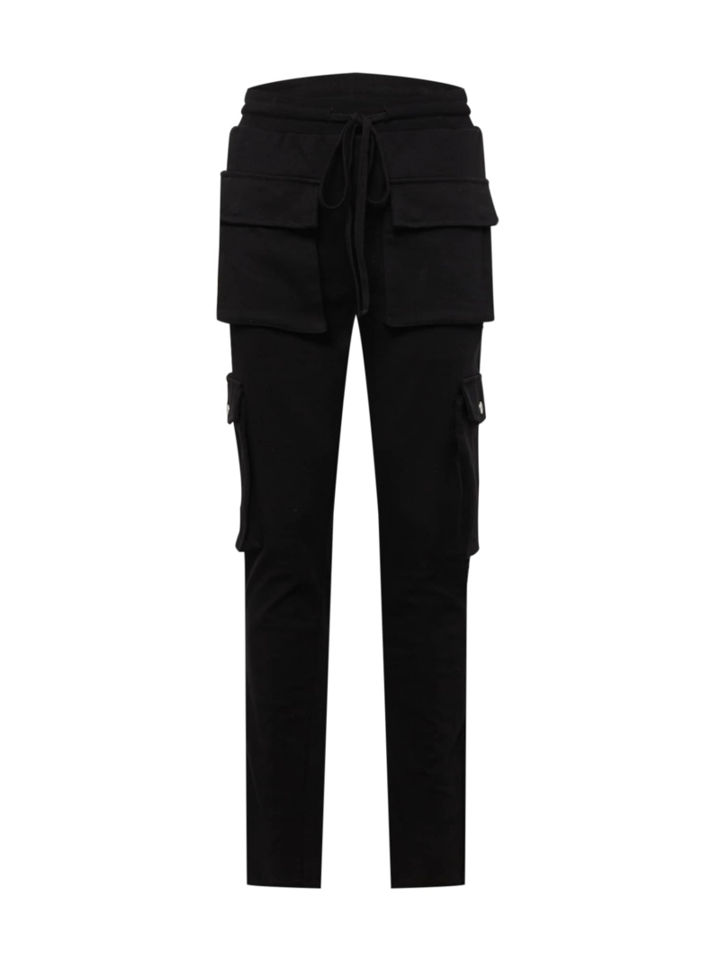 MOUTY Pantaloni cu buzunare  negru