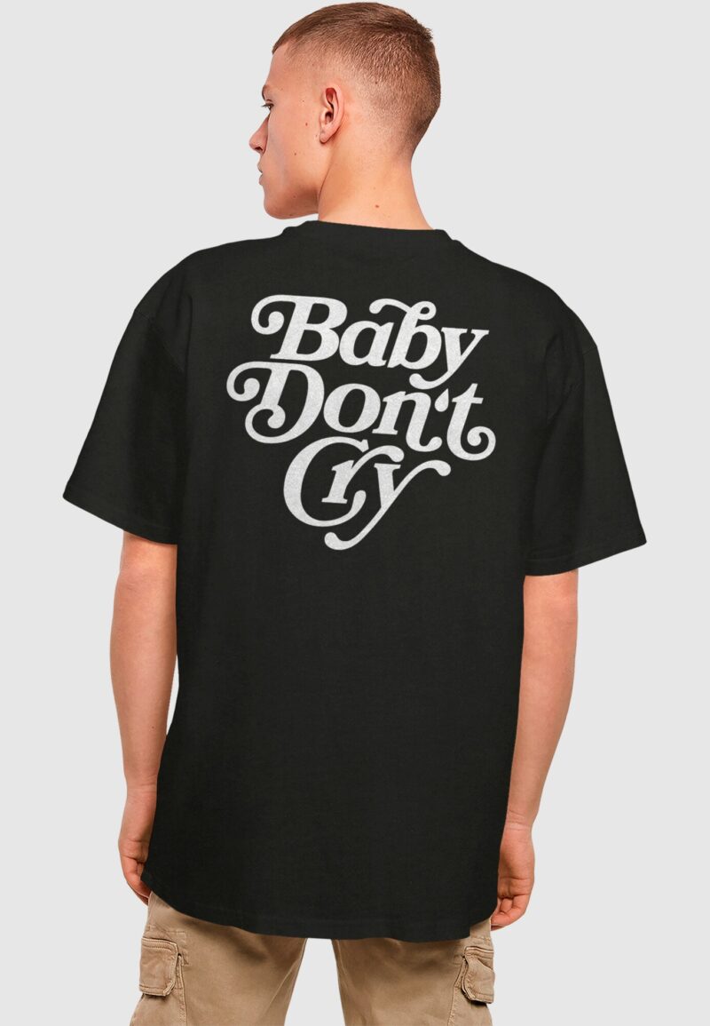 Preţ MT Upscale Tricou 'Baby Don´t Cry'  negru / alb