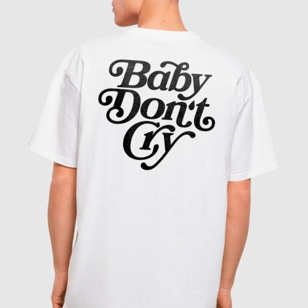 Preţ MT Upscale Tricou 'Baby Don´t Cry'  negru / alb