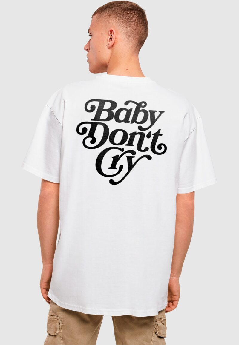 Preţ MT Upscale Tricou 'Baby Don´t Cry'  negru / alb