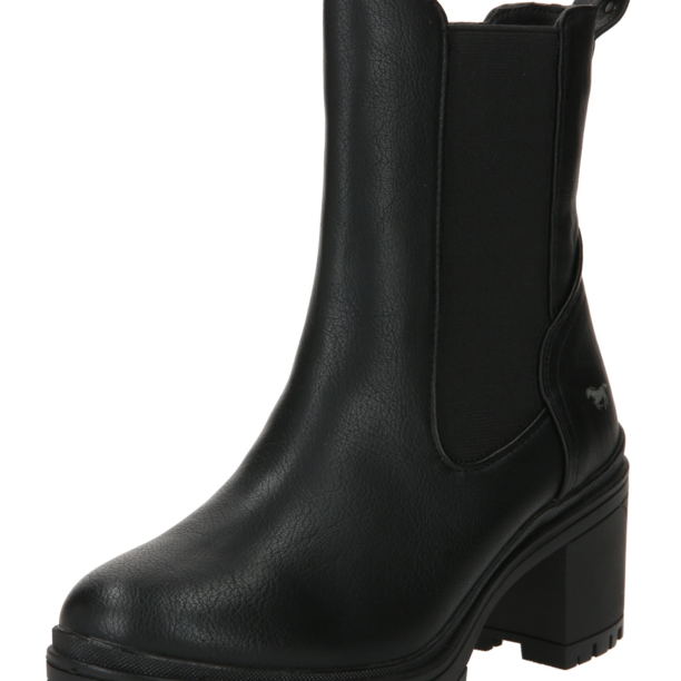 MUSTANG Botine  gri / negru