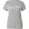 MUSTANG Tricou 'Alma'  gri amestecat / alb