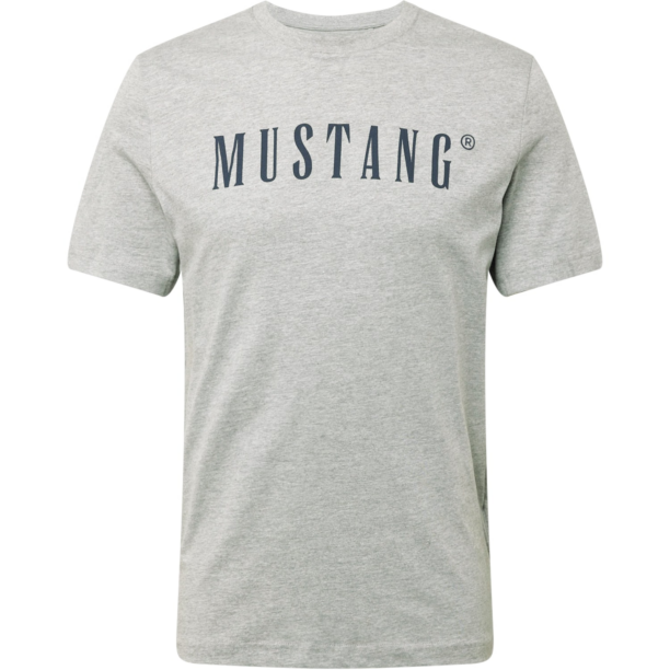 MUSTANG Tricou 'Austin'  bleumarin / gri amestecat