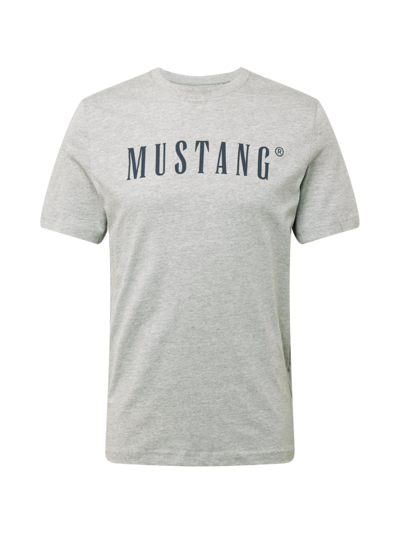 MUSTANG Tricou 'Austin'  bleumarin / gri amestecat