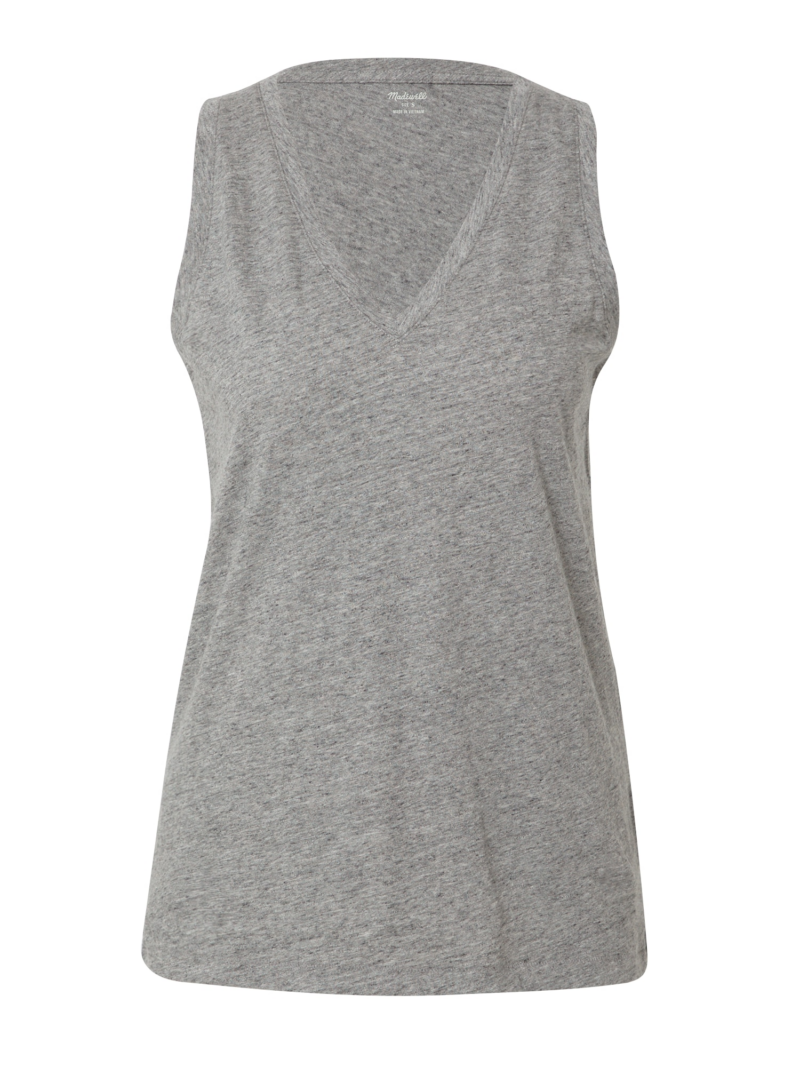 Madewell Top 'WHISPER SHOUT'  gri amestecat