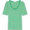 Marc O'Polo Tricou  verde / alb