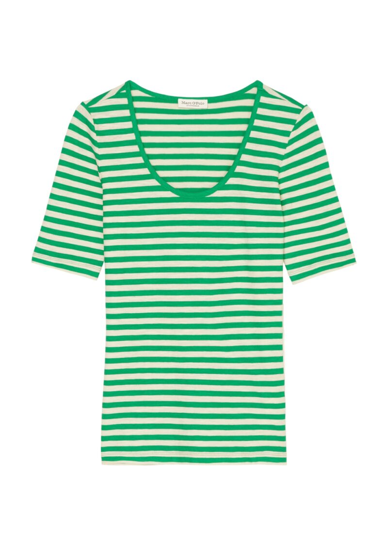 Marc O'Polo Tricou  verde / alb