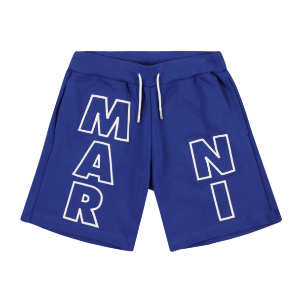 Marni Pantaloni  albastru / alb