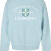 Merchcode Bluză de molton 'University Of Cambridge - Est 1209'  albastru deschis / verde / verde smarald / alb