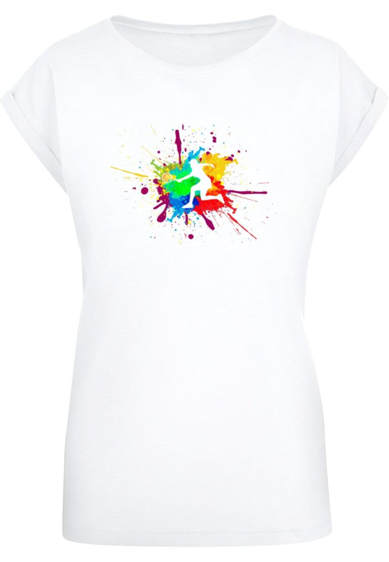 Merchcode Tricou 'Color Splash Player'  mai multe culori / alb