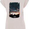 Merchcode Tricou 'Denver'  portocaliu / roz pudră / negru / alb