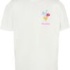 Merchcode Tricou 'Pina Colada'  albastru deschis / portocaliu / roz / alb