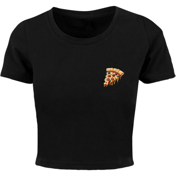 Merchcode Tricou 'Pizza Comic'  auriu / verde / roșu / negru