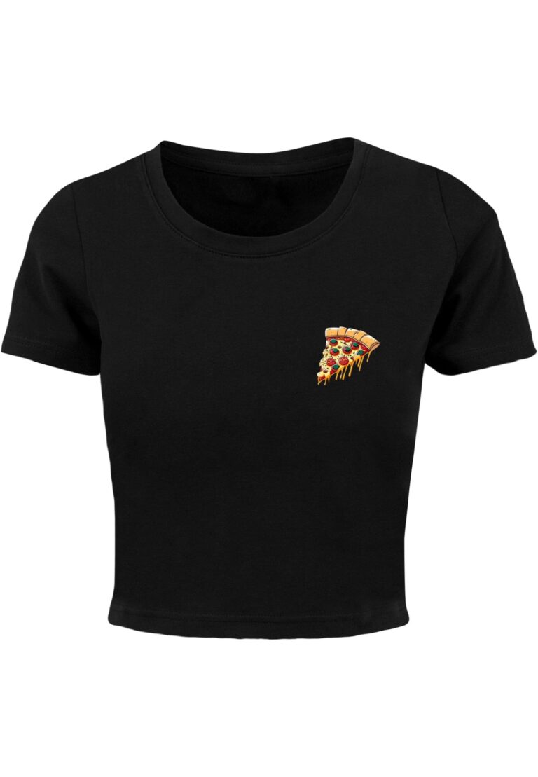 Merchcode Tricou 'Pizza Comic'  auriu / verde / roșu / negru