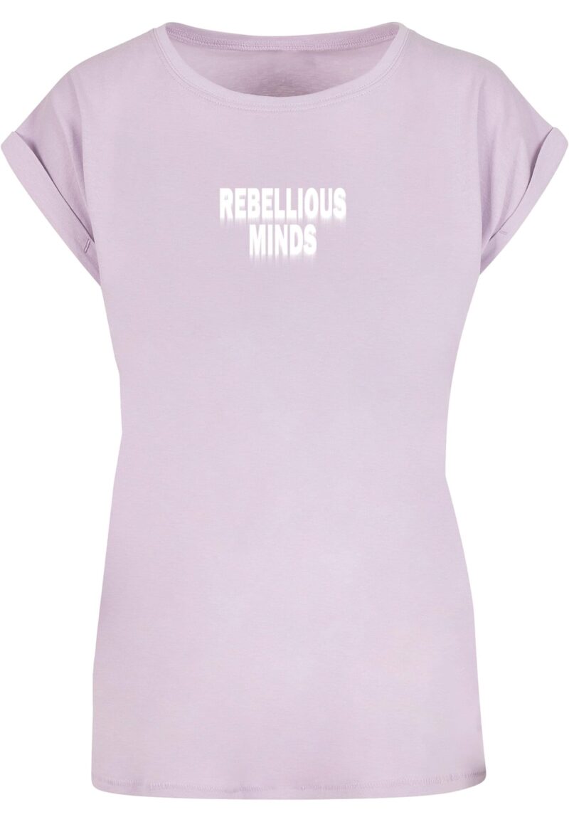 Merchcode Tricou 'Rebellious Minds'  mov lavandă / alb