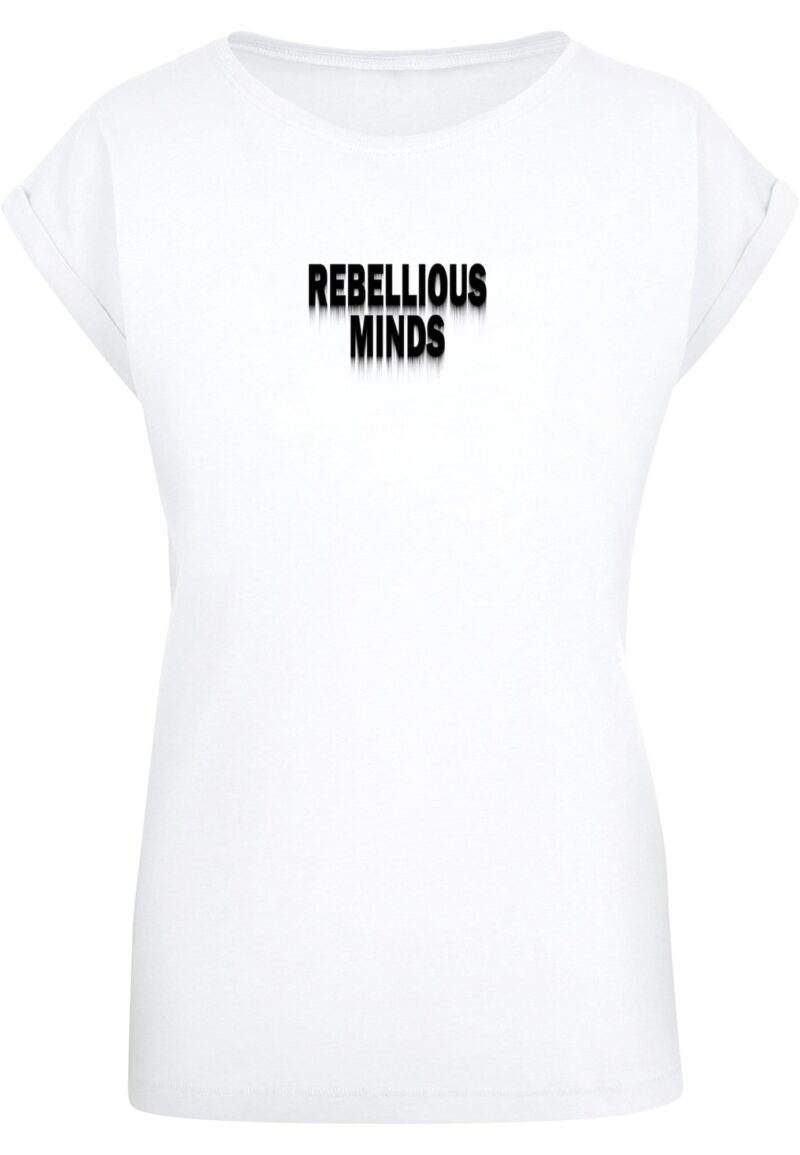 Merchcode Tricou 'Rebellious Minds'  negru / alb