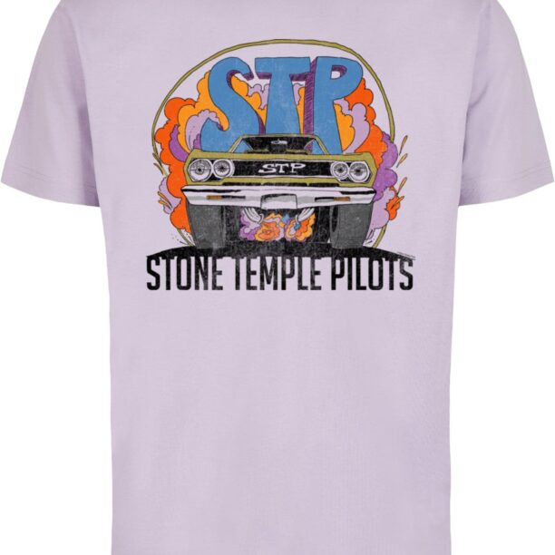 Merchcode Tricou 'Stone Temple Pilots - Vintage Muscle'  albastru / mov deschis / portocaliu / negru