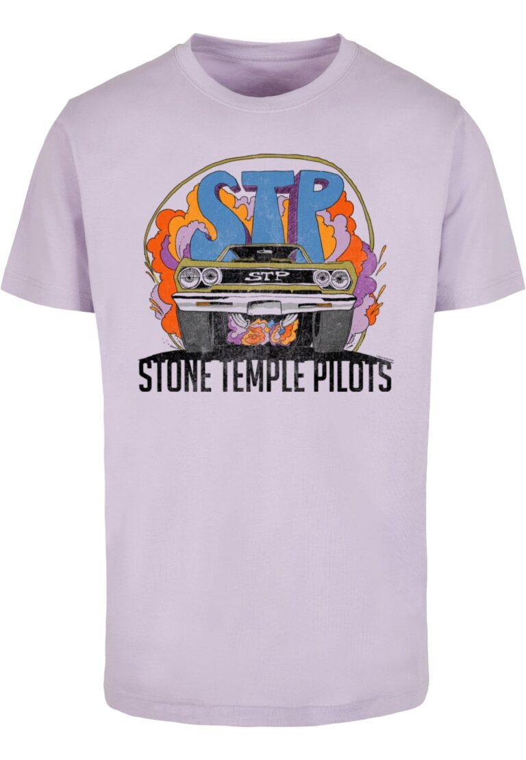 Merchcode Tricou 'Stone Temple Pilots - Vintage Muscle'  albastru / mov deschis / portocaliu / negru